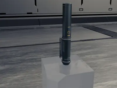 Sci fi lighting pack - Explorers Lights Low-poly 3D model