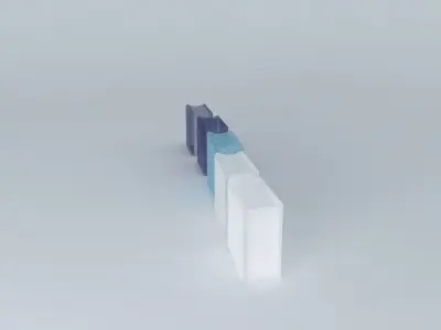 Glass block Free 3D model