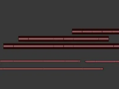 Overhead mounts for track lights Forstlight Free 3D model
