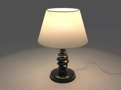Rigged Lamp Model 3D model