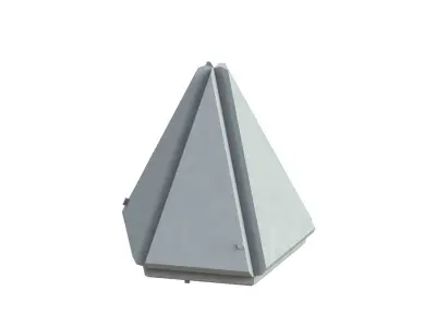 Sci Fi Object No 2284 Low Poly Low-poly 3D model