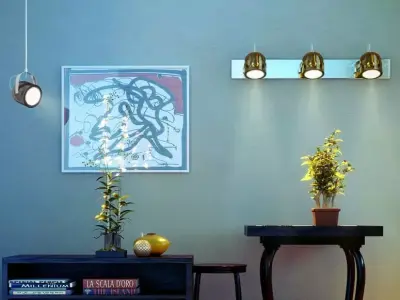 Modern Lamps Collection 3D model