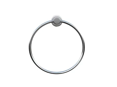 Round Towel Holder 3D model