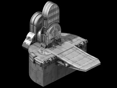 Science Fiction - Church 01 3D model