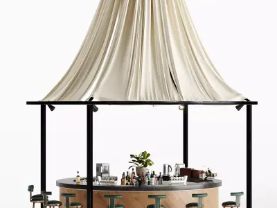 Bar 17 Exterior Bar 2 3D model