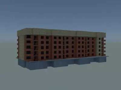 Building apartment 3D model