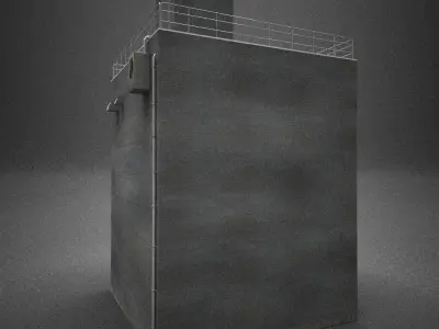 Japan building 12 model in Lightwave 3D 3D model