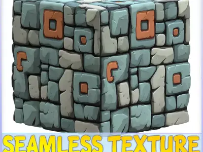 Stylized Wall Seamless Texture Texture 47