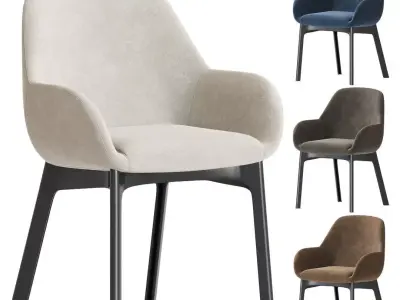 Kartell Clap Dining Chair 3D model