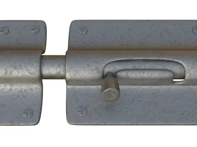 Door Latch Pestillo Puerta 3D model
