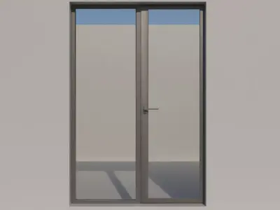 House windows  Low-poly 3D model