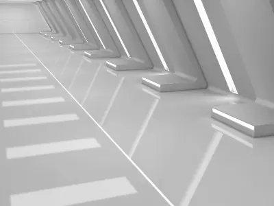 Sci Fi Warehouse 3D model