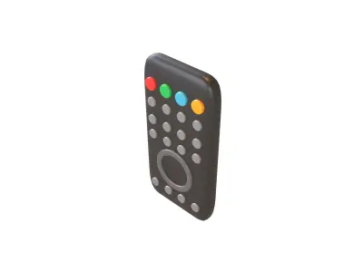 Remote Icon v1 001 Low-poly 3D model