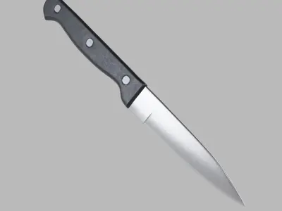 Paring Knife Low-poly 3D model