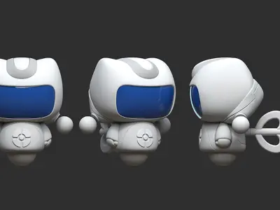 Robot 009 3D model