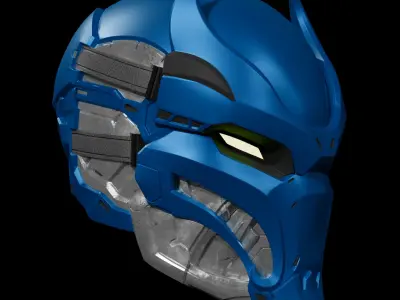 Blue Hood Shinobi 3D print model