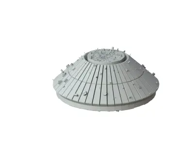 Sci Fi Object No 3268 Low Poly Low-poly 3D model