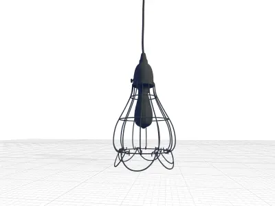 Colbourne Light Single Bell Pendant - 2 Colour 3D model
