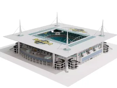 Hard Rock Stadium 3D 3D model