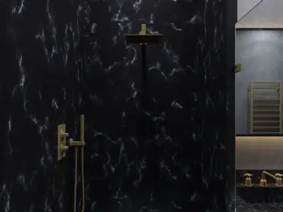 Modern Apartment for single people Bathroom 3D model