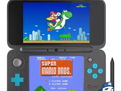 New Nintendo 2DS XL for Element 3D 3D model