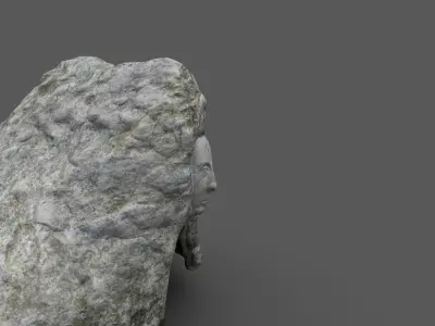 Low poly Cave  Low-poly 3D model