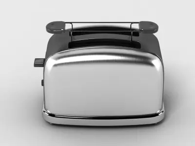 Generic Chrome Toaster 3D model
