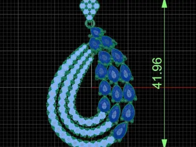 Pack jewelry pendant 3D print model purchase