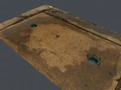 Pot Hole - 3D Scan Model Low-poly 3D model