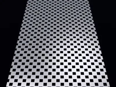 Perforated panel with 32 percent opening 25O131 3D model