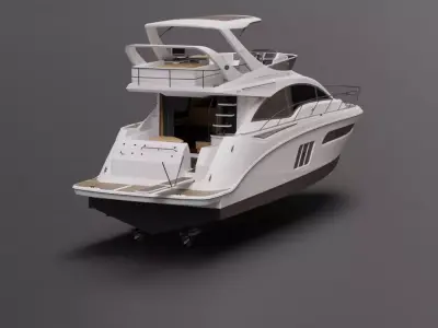 boat model 3D model by Cosmos-Design