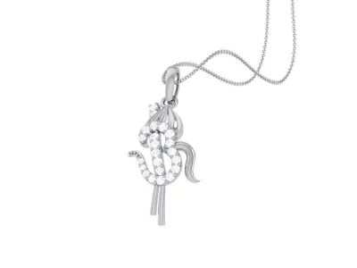 Spiritual Om Pendant 3D print model