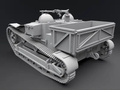 Renault UE Scale model 3D print model