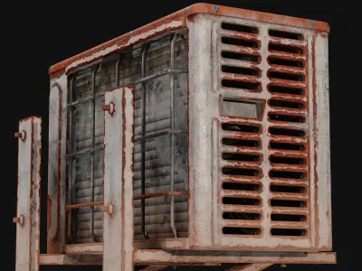 Air Conditioner Game Ready Low-poly 3D model