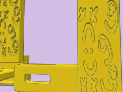 Door Handles with Lock 3D print model