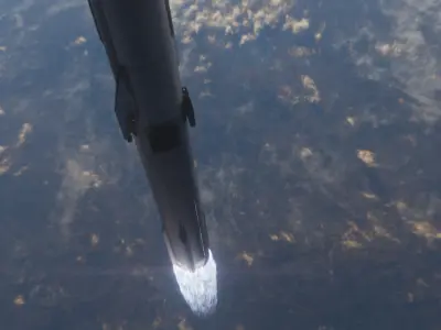 Starship- Rigged 3D 3D model