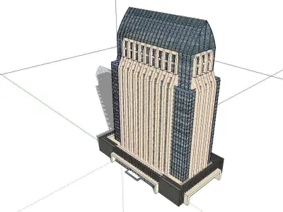 vacation spot-Resort-Fashion Leisure Hotel-0118 3D model