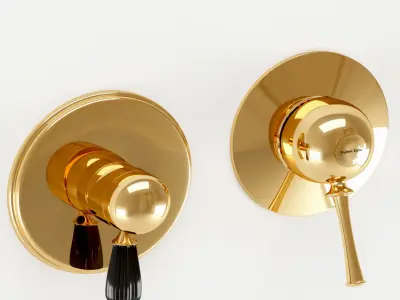 Hygienic shower collection 02 3D model