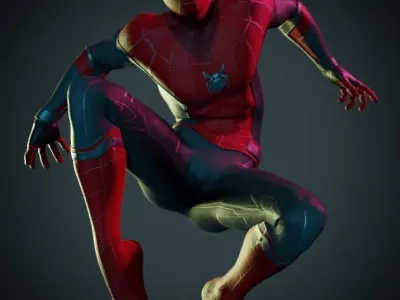Spiderman far from home 2 SUIT include 3D model