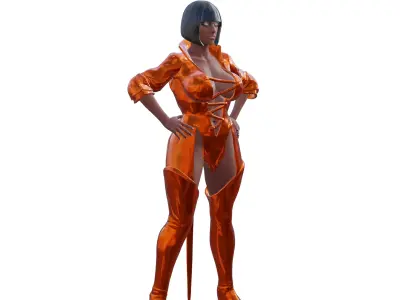 Sexy Superhero Woman 3D print model