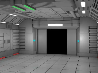 Sci Fi Room 3D model