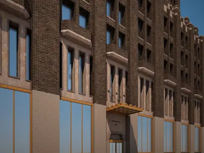 Skyscraper 01 3D model