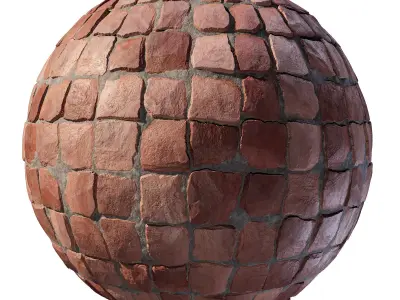 Mrf Pavement Set38 Low-poly 3D model