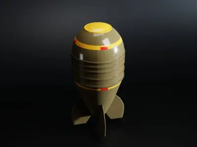 Nuclear Bomb 3D model shop