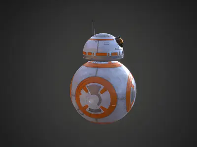 BB-8 Droid  V2 3D Model 3D model