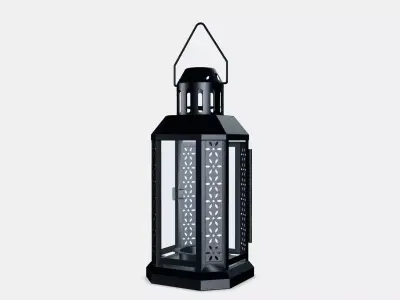 ENRUM Candle lantern ch-flat int-ext 3D model