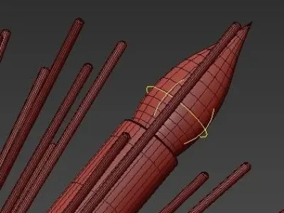 ASTRA Chandelier Sputnik 3D model