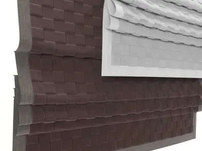 Roman shade c 3D model