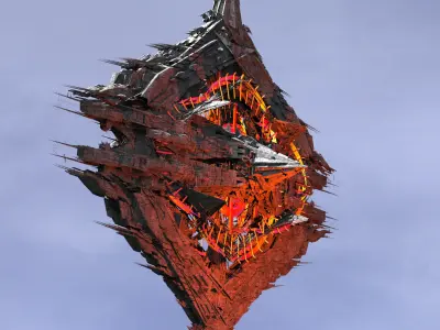 Galactic Senate Ship 4 3D model