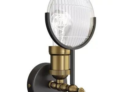 HEADLIGHT SCONCE Low-poly 3D model